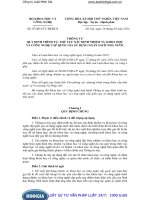 Thông tư số: 07 2014 TT-BKHCN quy định trình tự, thủ tục xác định nhiệm vụ khoa học và công nghệ cấp quốc gia sử dụng ngân sách nhà nước năm 2014.