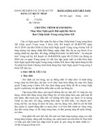 Du thao Chuong trinh hanh dong thuc hien NQ TW 4 khoa XII 29.12