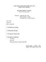 Mẫu BẢN KIỂM ĐIỂM CÁ NHÂN