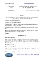 Thông tư 65 2012 TT-BCA quy định về nhiệm vụ, quyền hạn của sĩ quan, hạ sĩ quan Cảnh sát giao thông làm nhiệm vụ tuần tra, kiểm soát giao thông đường bộ