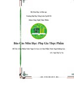 phụ gia thực phẩm 4 sản phẩm nước ngọt có gas và 4 sản phẩm nước ngọt không gas 