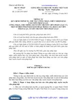 Thông tư 21 2013 TT-BTP quy định trình tự, thủ tục công nhận, miễn nhiệm báo cáo viên pháp luật