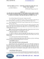 Thông tư 32 2011 TT-BGTVT Sửa đổi, bổ sung một số điều của Quy định về đăng kiểm tàu biển Việt Nam ban hành kèm theo Quyết định số 51 2005 QĐ-BGTVT