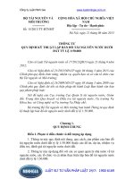 Thông tư 15 2013 TT-BTNMT quy định kỹ thuật lập bản đồ tài nguyên nước dưới đất tỷ lệ 1:50.000