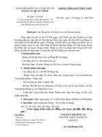 Công văn về việc triệu tập đại biểu dự hội nghị tập huấn “Tổ chức Đại hội đại biểu các cấp tiến tới Đại hội đại biểu Đảng bộ toàn quốc lần thứ XII” GIAY MOI DAI BIEU
