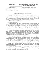 Công văn về việc báo cáo công tác tư pháp năm 2014 và phương hướng, nhiệm vụ, giải pháp công tác năm 2015