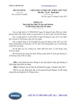 Thông tư 12 2013 TT-BXD ban hành quy định tổ chức giải thưởng về chất lượng công trình xây dựng