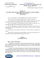 Thông tư 05 2013 TT-TTCP quy định thẩm quyền, nội dung thanh tra trách nhiệm thực hiện pháp luật về tố cáo