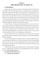 tiểu luận chương 4 môi trường đầu tư quốc tế 