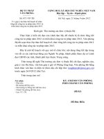 Công văn đề nghị góp ý dự thảo Kế hoạch tổ chức tổng kết công tác tư pháp năm 2012 và triển khai công tác tư pháp năm 2013 CV de nghi gop y