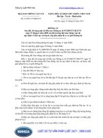 Thông tư 15 2011 TT-BGTVT Sửa đổi, bổ sung một số điều của Thông tư số 07 2009 TT-BGTVT ngày 19 6 2009 của Bộ trưởng Bộ Giao thông vận