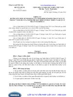 Thông tư Số: 07 2014 TT-BXD hướng dẫn nội dung của nghị định số 84 2013 NĐ-CP quy định về phát triển và quản lý nhà ở tái định cư năm 2014.