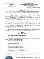 Thông tư số: 11 2014 TT-BXD quy định công khai tvề năng lực xây dựng của tổ chức, cá nhân tham gia xây dựng công trình năm 2014 .