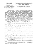 Công văn cử công chức tham gia lớp tập huấn Phân hệ đăng ký cấp Phiếu lý lịch tư pháp trực tuyến Cong van so 4013