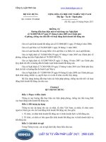 Thông tư 12 2011 TT-BXD Hướng dẫn thực hiện một số nội dung của Nghị định số 74 2005 NĐ-CP ngày 07 6 2005 của Chính phủ