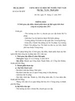 Thong bao to chuc Hoi nghi trien khai cong tac nganh 01122010