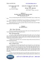 Thông tư 16 2011 TT-NHNN Quy định về kiểm soát nội bộ, kiểm toán nội bộ Ngân hàng Nhà nước Việt Nam