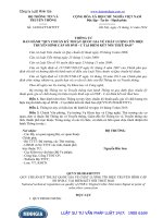 Thông tư số: 14 2014 TT-BTTTT quy định Quy chuẩn về chất lượng tín hiệu truyền hình cáp số DVB - C tại điểm kết nối thuê bao năm 2014.