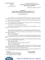 Thông tư số: 32 2014 TT-BYT ban hành danh mục chỉ tiêu thống kê y tế cơ bản áp dụng cho tuyến tỉnh, huyện và xã năm 2014.