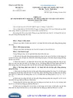 Thông tư số: 12 2014 TT-BNV quy định định mức kinh tế - kỹ thuật bồi nền tài liệu giấy bằng phương pháp thủ công năm 2014.