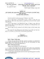 Thông tư 22 2013 TT-BCT quy định việc khai báo, quản lý và sử dụng cơ sở dữ liệu môi trường ngành công thương