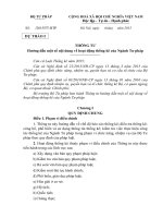 DT I Thông tu thống kê thay thế TT 20