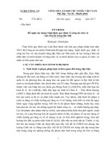 Tài liệu họp thẩm định dự thảo Nghị định quy định về công tác bảo vệ vận chuyển hàng đặc biệt