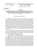 Tài liệu họp tư vấn thẩm định Quyết định của Thủ tướng Chính phủ về kiện toàn Ủy ban ATGT quốc gia Du thao To Trinh