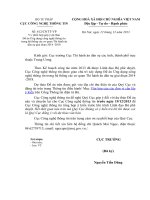 Lay y kien du thao De an UDCNTT THADS gui cuc THADS 13122013