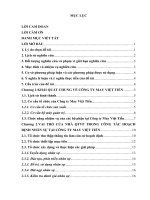 khảo sát và đáh giá vai trò của nhà quản trị văn phòng trong công tác hoạch định nhân sự tại công ty may việt tiến