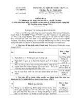 Thông báo về nhiệm vụ xây dựng văn bản, đề án của Bộ Tư pháp và triển khai thực hiện các nhiệm vụ theo một số Kế hoạch quan trọng của Bộ Tư pháp trong tháng 6 2014