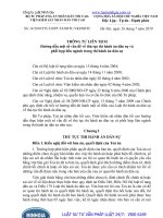 Thông tư số 14 2010 TTLT-BTP-TANDTC-VKSNDTC Hướng dẫn một số vấn đề về thủ tục thi hành án dân sự