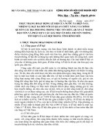 Tài liệu thẩm định đề nghị xây dựng Nghị định quy định quy định về quản lý và tổ chức lễ hội Thực trạng lễ hội