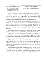 Công văn đôn đốc triển khai thực hiện Nghị định số 52 2015 NĐ-CP về CSDL quốc gia về pháp luật