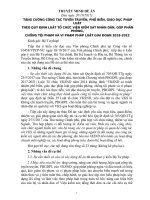 Phối hợp góp ý Đề án phổ biến, giáo dục pháp luật của Viện kiểm sát nhân dân tối cao