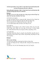 Giai bai tap mon dia ly lop 12 bai 13 thuc hanh doc ban do dia hinh dien vao luoc do trong mot so day nui va dinh nui