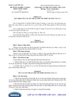 Thông tư số: 25 2014 TT-BNNPTNT quy định yêu cầu kỹ thuật đối với thiết kế mẫu tàu cá năm 2014.