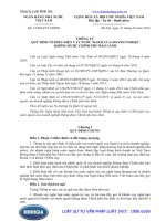 Thông tư số: 12 2014 TT-NHNN quy định về vay nước ngoài của doanh nghiệp không được Chính phủ bảo lãnh năm 2014.