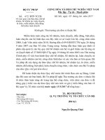 Góp ý Quy chế bổ nhiệm, bổ nhiệm lại, luân chuyển, từ chức, miễn nhiệm, điều động, biệt phái, luân chuyển Cong van so 672