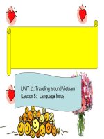 Unit 11. Traveling around Vietnam