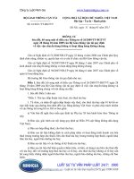 Thông tư 16 2011 TT-BGTVT Sửa đổi, bổ sung một số điều của Thông tư số 26 2009 TT-BGTVT ngày 28 tháng 10 năm 2009 của Bộ Giao thông vận