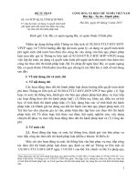 Hướng dẫn việc lập dự toán, sử dụng và quyết toán kinh phí NSNN bảo đảm cho công tác theo dõi THPL Cong van so 611