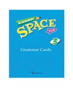 Grammar space kids 3 grammar cards 