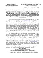 Tài liệu họp thẩm định dự thảo Nghị định xử phạt VPHC trong lĩnh vực thức ăn chăn nuôi, thủy sản 3. Bao cao tong ket