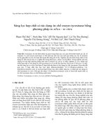 DSpace at VNU: Sàng lọc hợp chất có tác dụng ức chế enzym tyrosinase bằng phương pháp in silico – in vitro