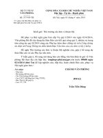 Công văn về việc góp ý dự thảo Báo cáo phục vụ Hội nghị giao ban cấp Vụ quý I 2014 CV de nghi gop y