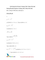 Giai bai tap giai tich lop 12 chuong 2 bai 2 ham so luy thua