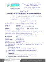 Thông báo ngày đăng ký cuối cùng để thực hiện quyền dự họp ĐHĐCĐ thường niên năm 2014