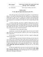 Thong bao nghi Tet Nguyen dan 25012013