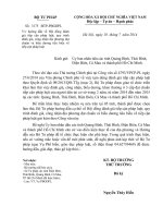 Công văn hướng dẫn về Hội đồng đánh giá tiếp cận pháp luật; quy trình đánh giá, công nhận địa phương đạt chuẩn và biểu dương tiêu biểu về tiếp cận pháp luật CV gui 5 tinh